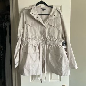 NWT Simply Vera Vera Wang Drawstring Utility Jacket